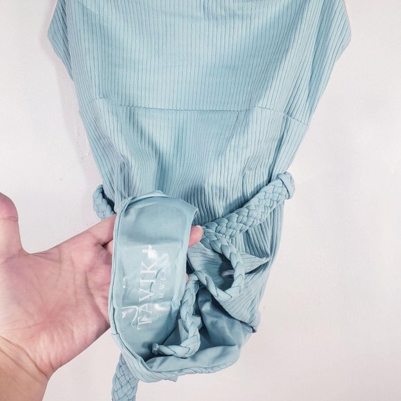 NWT Tavik x ANTHRO Aqua Classic Cheeky One Piece S - Picture 10 of 13